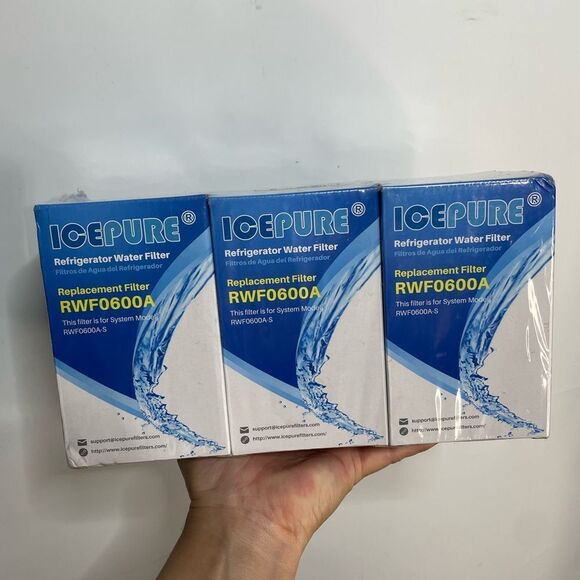 5 for $25🔥Ice Pure Water Filter Replacement- 3 Pack- New - Picture 1 of 4